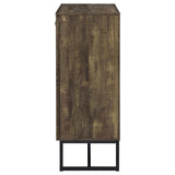 Carolyn 2-door Engineered Wood Accent Cabinet Rustic Oak - 959639