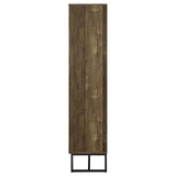 Carolyn 2-door Engineered Wood Accent Cabinet Rustic Oak - 959640