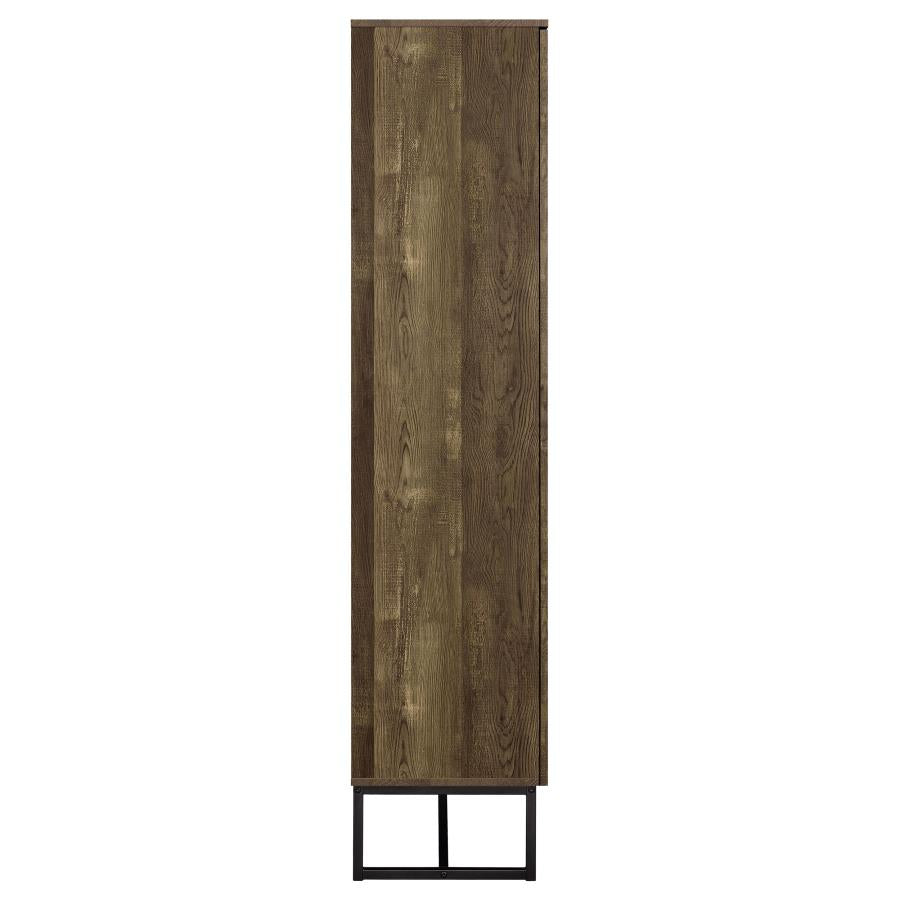 Carolyn 2-door Engineered Wood Accent Cabinet Rustic Oak - 959640