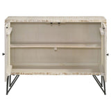 Eileen 2-door Wood Storage Accent Cabinet White Washed - 959652