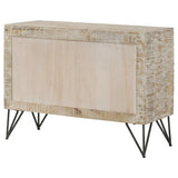 Eileen 2-door Wood Storage Accent Cabinet White Washed - 959652