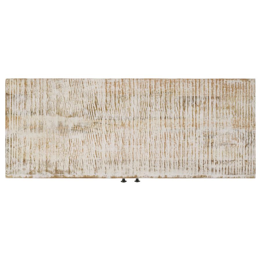 Eileen 2-door Wood Storage Accent Cabinet White Washed - 959652