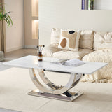 Rectangular Coffee Table With Base