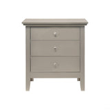 3 Drawer Nightstand & Dove Tailed Drawers