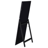 Windrose 28 x 67 Inch Tempered LED Standing Mirror Black - 960962