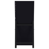 Windrose 28 x 67 Inch Tempered LED Standing Mirror Black - 960962