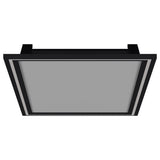 Windrose 28 x 67 Inch Tempered LED Standing Mirror Black - 960962