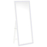 Windrose 28 x 67 Inch Tempered LED Standing Mirror White - 960963