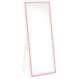 Windrose 28 x 67 Inch Tempered LED Standing Mirror White - 960963