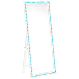 Windrose 28 x 67 Inch Tempered LED Standing Mirror White - 960963