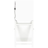 Windrose 28 x 67 Inch Tempered LED Standing Mirror White - 960963