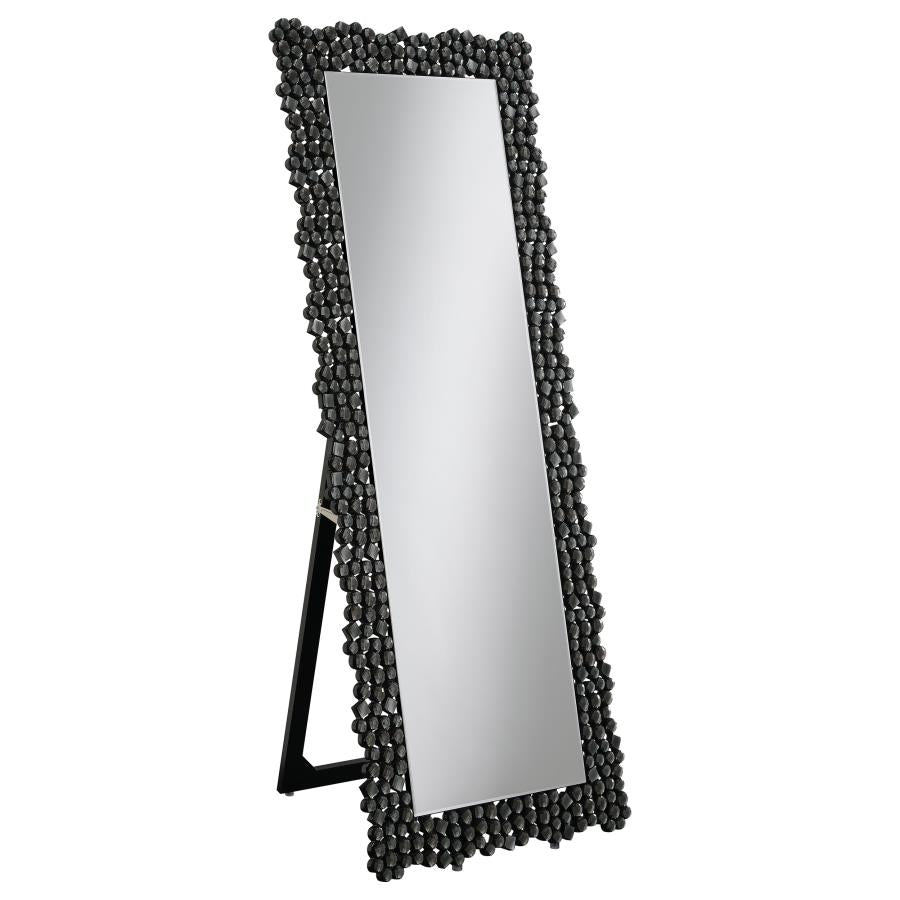 Mckay 24 x 63 Inch Acrylic Frame Standing Mirror Smokey Grey - 961422