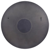 Dorinda 36 x 36 Inch Round Kintsugi Style Wall Mirror Gold - 961455
