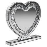 Euston Heart Shaped Vanity Mirror Silver - 961528