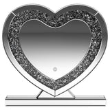 Euston Heart Shaped Vanity Mirror Silver - 961528