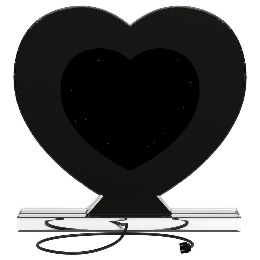 Euston Heart Shaped Vanity Mirror Silver - 961528