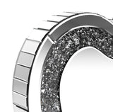 Euston Heart Shaped Vanity Mirror Silver - 961528