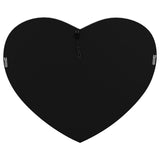 Aiko 36 x 30 Inch Heart Shaped LED Light Wall Mirror Silver - 961535