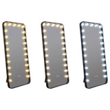 Canton 32 x 71 Inch LED Standing Mirror with Speakers Black - 961577