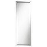 Soline 22 x 61 Inch Framed Standing Floor Mirror Silver - 961633