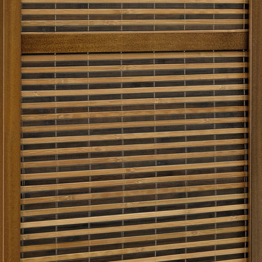 Browning 4-panel Bamboo Room Divider Folding Screen Walnut - 961638