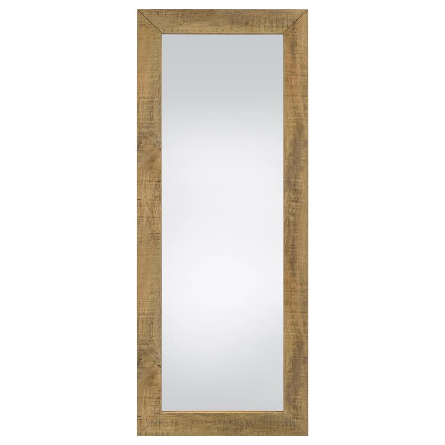 Cadence Tempered Glass Full Length Standing Mirror Mango - 961654