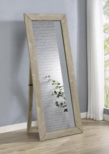 Cadence Tempered Glass Full Length Mirror Grey Washed Oak - 961655