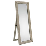 Cadence Tempered Glass Full Length Mirror Grey Washed Oak - 961655