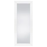 Cadence Tempered Glass Full Length Mirror White High Gloss - 961656