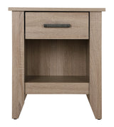 Roller Drawer Glides Nightstand