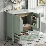 Freestanding Vanity With 1 Drawer & 2 Soft Close Doors With Door Mounted Storage