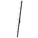 Zayan 32 x 71 Inch Floor Mirror LED Lighting Black Gloss - 969557