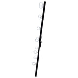 Zayan 32 x 71 Inch Floor Mirror LED Lighting Black Gloss - 969557
