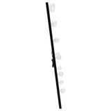Zayan 32 x 71 Inch Floor Mirror LED Lighting Black Gloss - 969557