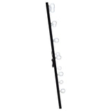 Zayan 32 x 71 Inch Floor Mirror LED Lighting Black Gloss - 969557