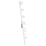 Zayan 32 x 71 Inch Floor Mirror LED Lighting White Gloss - 969558