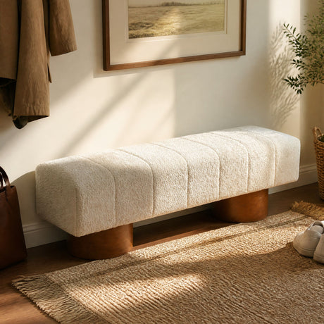 Modern Upholstered Dining Bench