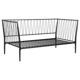 Vertigo - Twin Daybed With Slatted Support - Matte Black