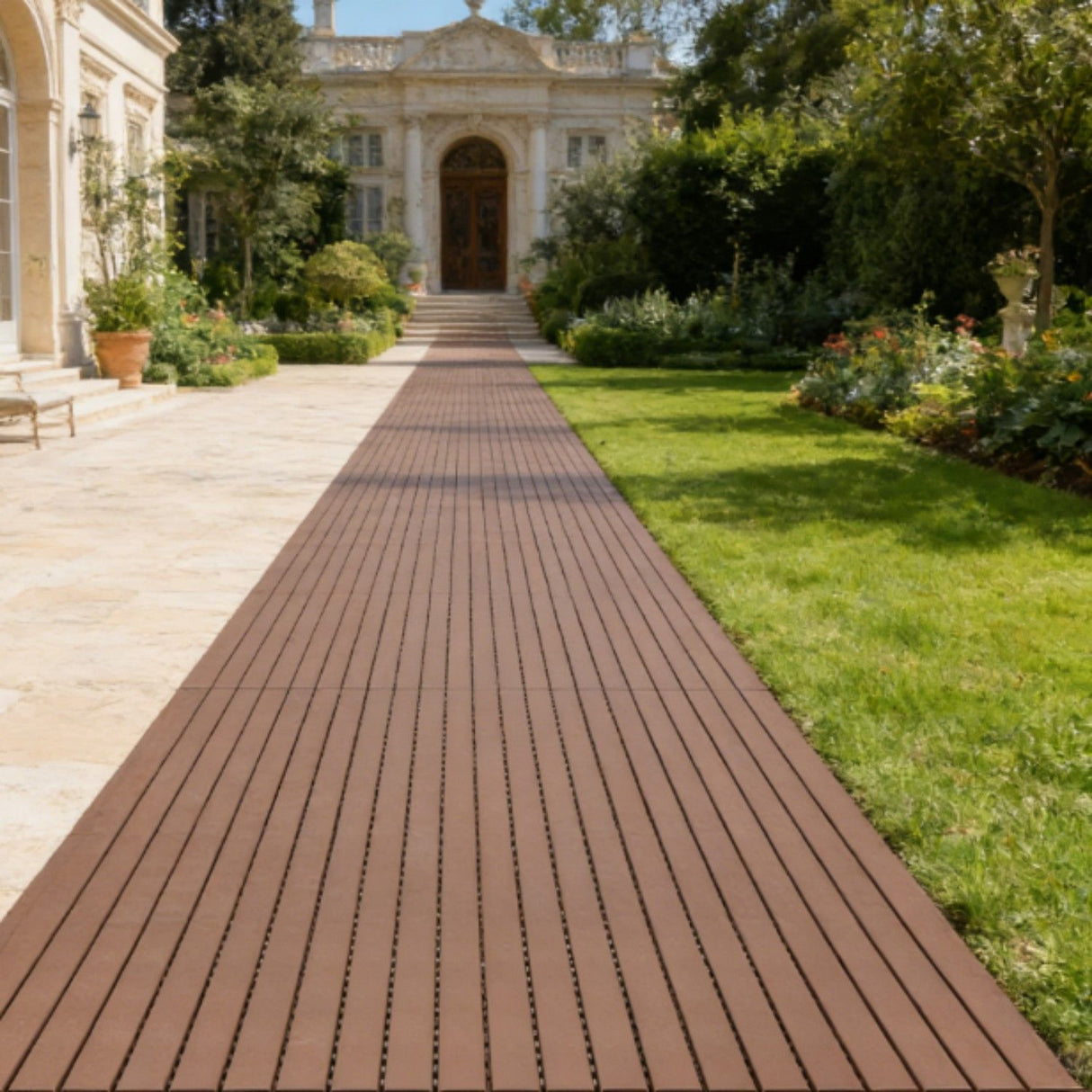 Interlocking Deck Tiles For Outdoor Patio