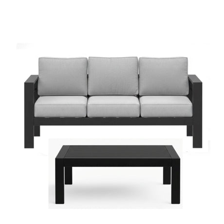 Outdoor Patio Set, All-Weather With Thick Cushions