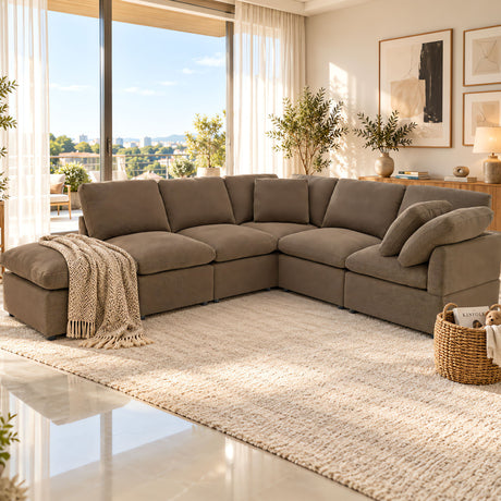 Modular Cloud Sofa, Freely Configurable Corner