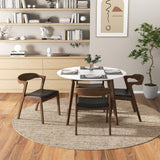 Alina - Dining Table And 4 Side Chairs - White