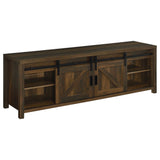 Clover - Fireplace TV Stand - Brown