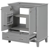 Modern Bathroom Vanity Base Only With Doors And Drawer