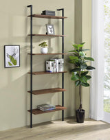 Owens 96-inch 6-shelf Wall Bookshelf Walnut - 980072
