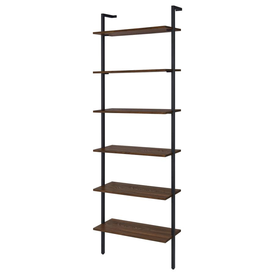 Owens 96-inch 6-shelf Wall Bookshelf Walnut - 980072