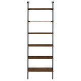 Owens 96-inch 6-shelf Wall Bookshelf Walnut - 980072