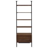 Owens 3-piece 96-inch Wall Mounted Bookshelf Set Walnut - 980074-S3