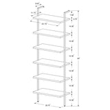 Owens 3-piece 96-inch Wall Mounted Bookshelf Set Walnut - 980074-S3