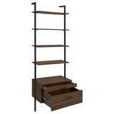 Owens 96-inch 4-shelf Storage Wall Bookshelf Walnut - 980074